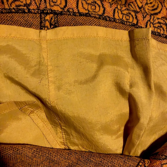 Unique Vintage Sparkly Wool Dress - Picture 3 of 7